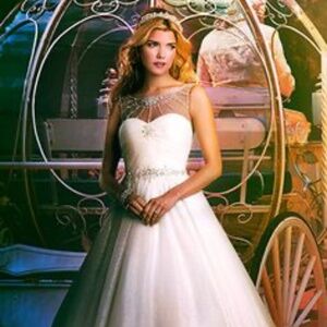 Alfred Angelo Fairytale Disney Cinderella 244 Wedding Dress Size -10 - Ivory NWT